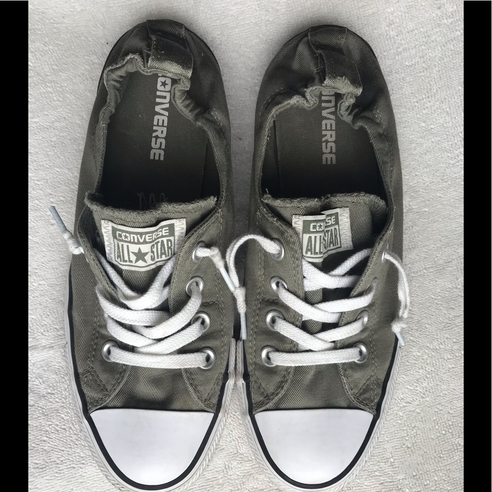 Converse Shoreline slip ons.